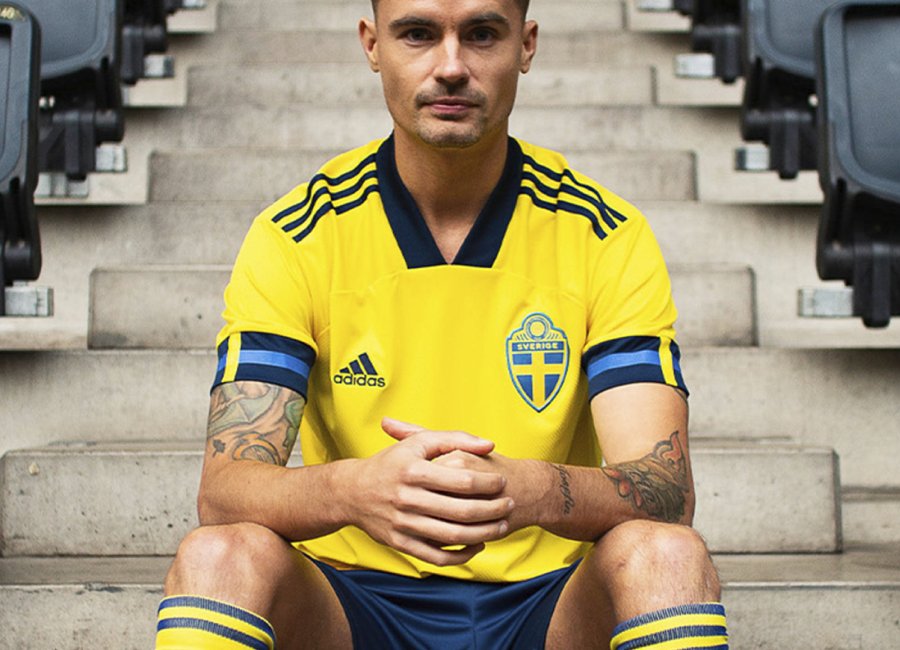 Sweden EURO 2020 Adidas Home Kit #svenskfotboll #adidasfootball #footballshirt