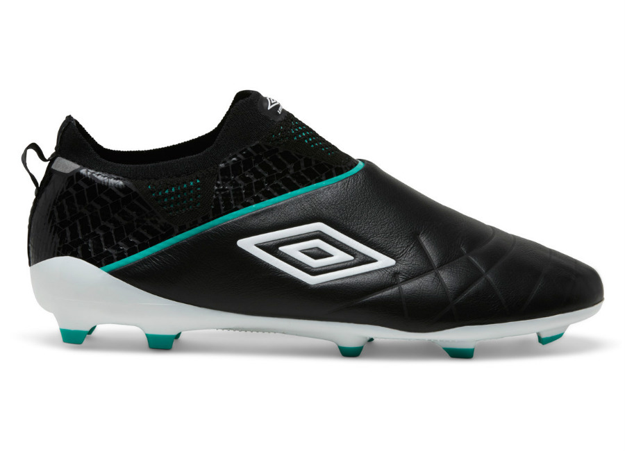 Umbro Medusae III Elite HG - Black / White / Marine Green #umbro #footballboots