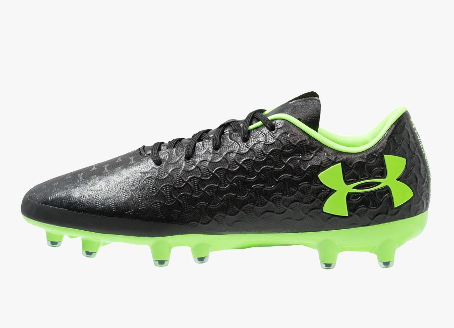 Under Armour Magnetico Pro FG - Black / Lime Light #footballboots #soccerboots #UnderArmour