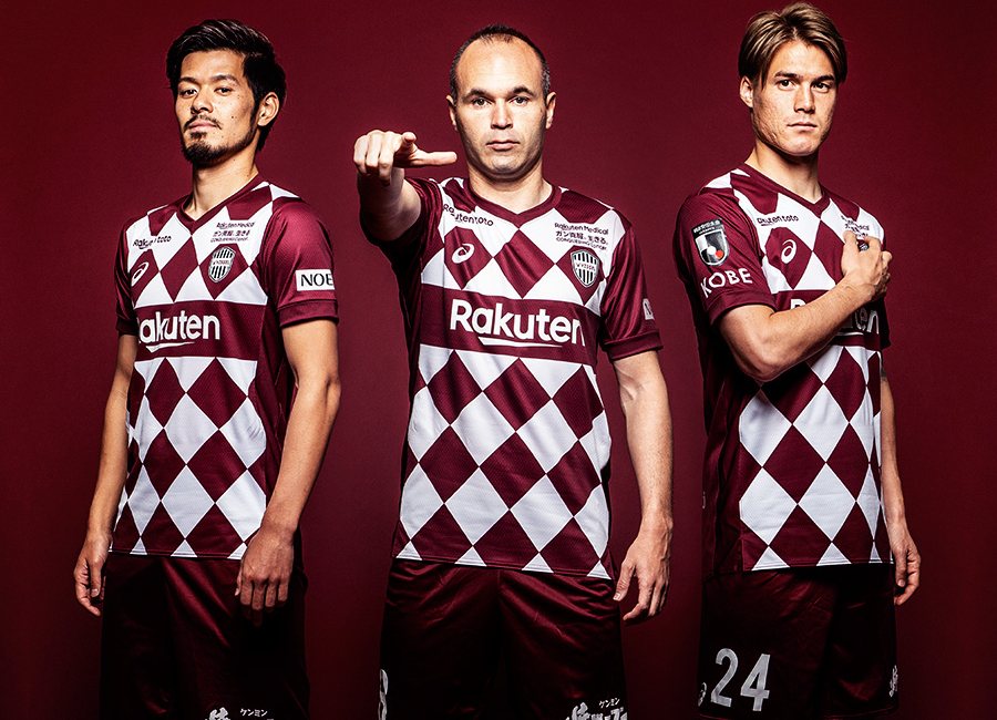Vissel Kobe 2020 Asics Home Kit #VisselKobe #Vissel #藤本憲明