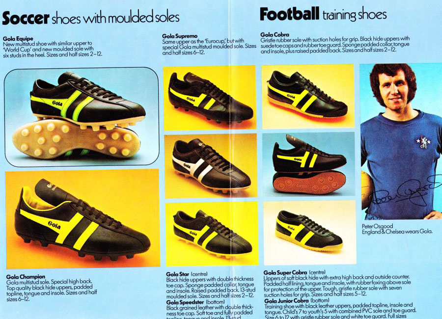 1974 Gola Catalogue Pages #golaclassics #vintagefootball