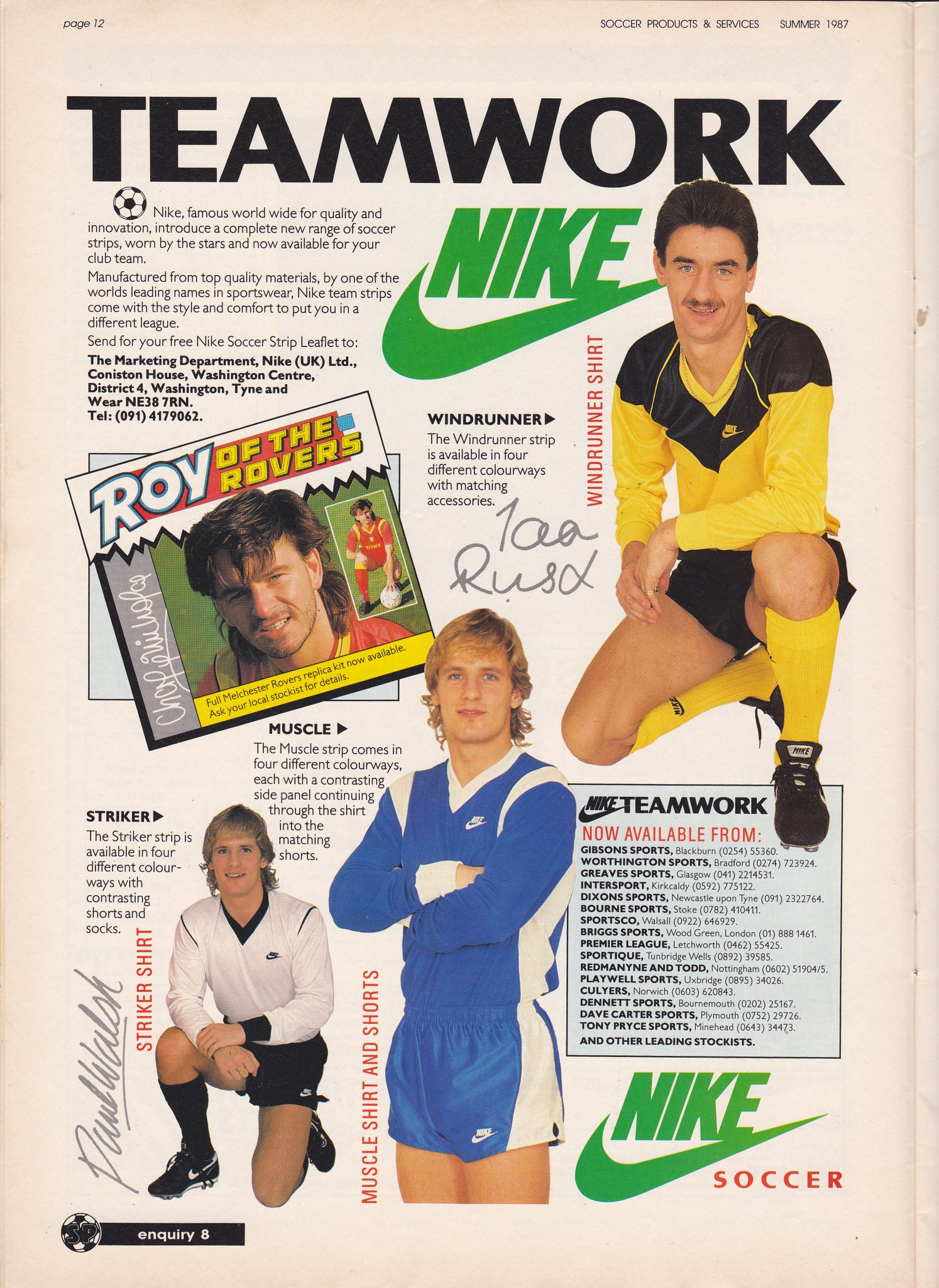1987 nike soccer advert