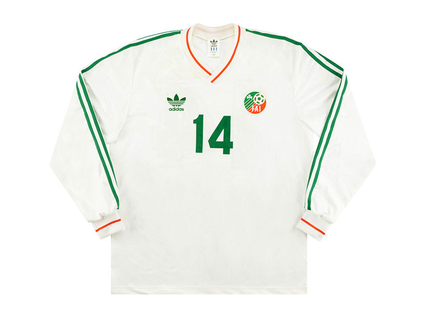 Ireland 1992 Adidas Match Issue US Cup Away Shirt #FAIreland #matchworn #adidasfootball
