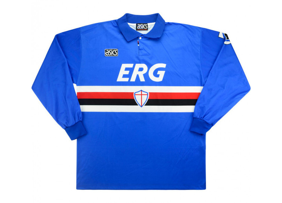 Sampdoria 1993-94 Asics Match Issue Home Shirt