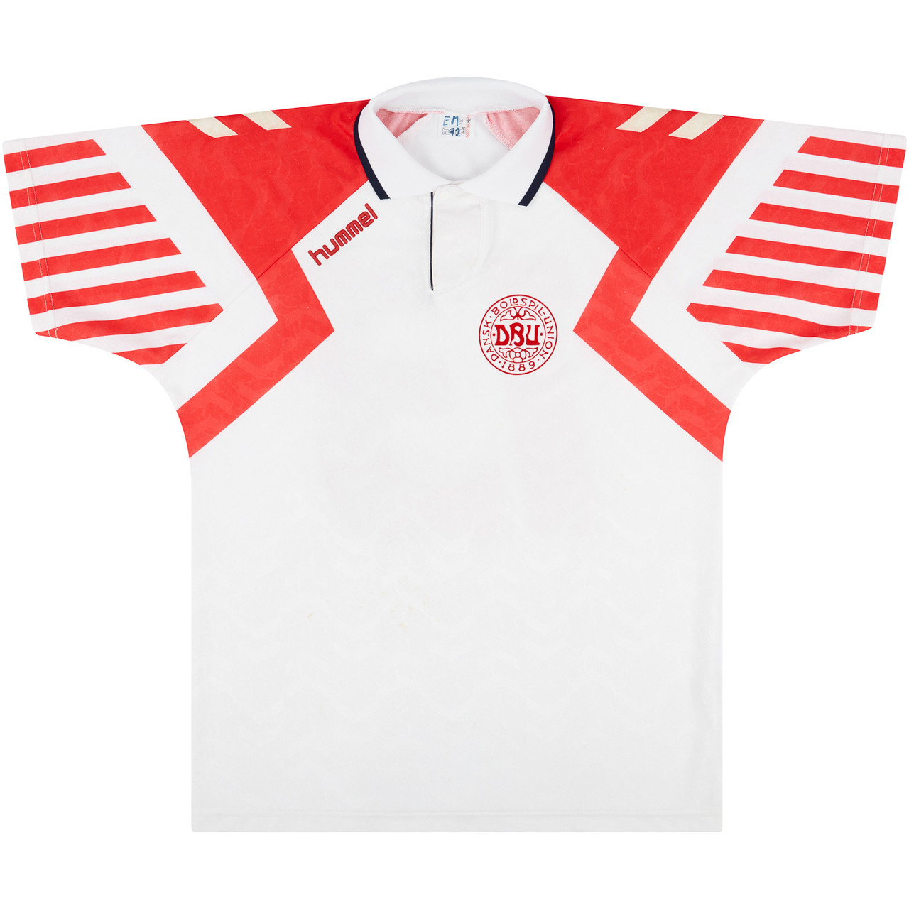 Denmark 1992-94 Match Issue Away Shirt