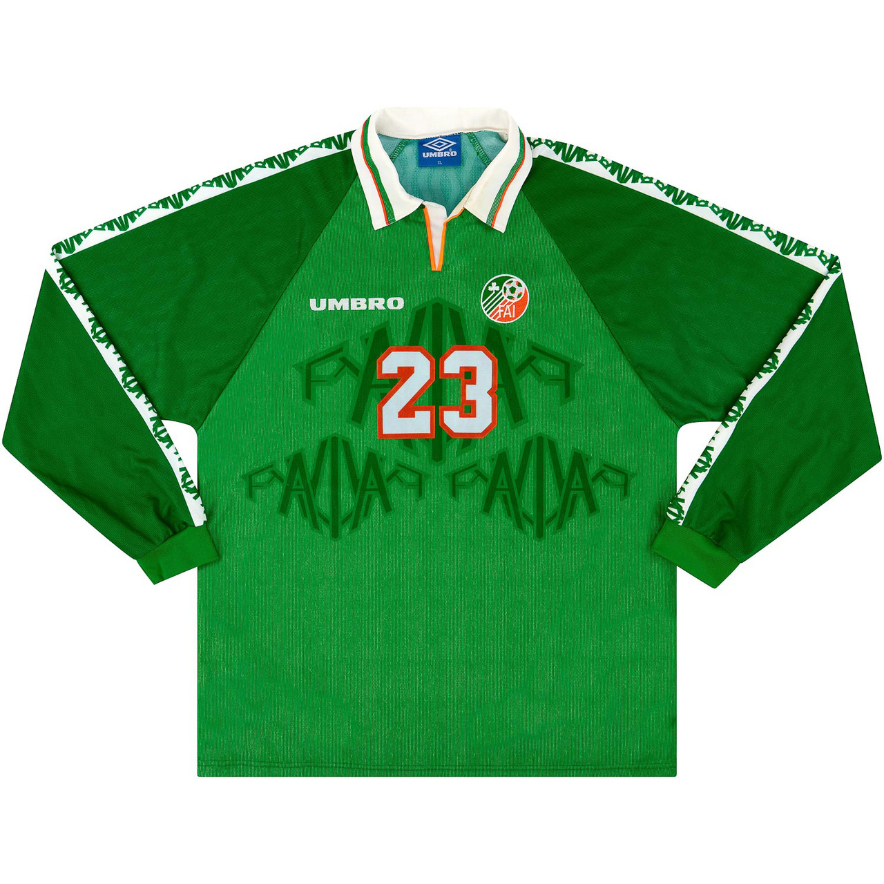 Ireland 1997 Match Worn Issue Shirt