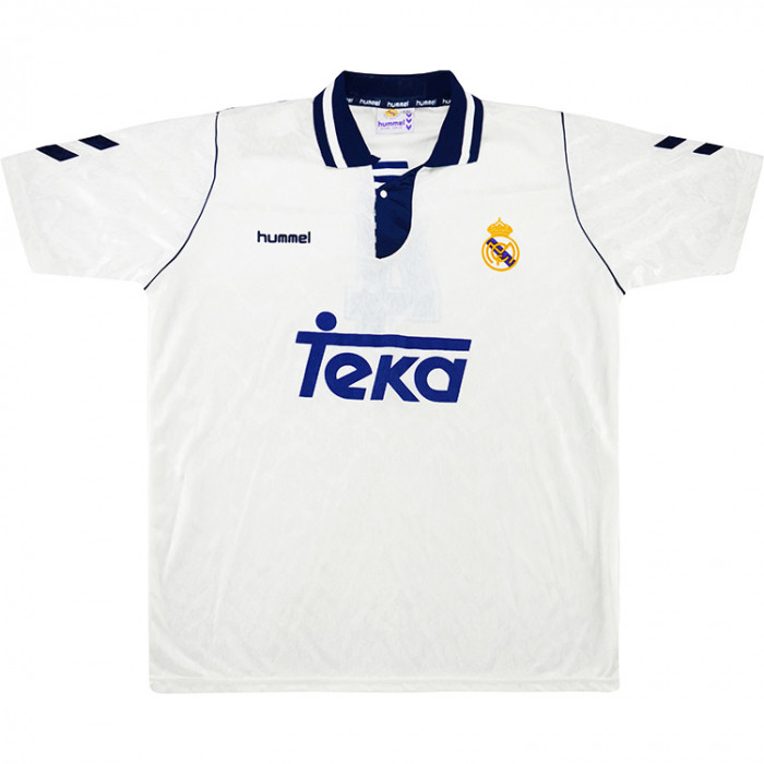 Real Madrid 1992-93 Match Worn Home Shirt