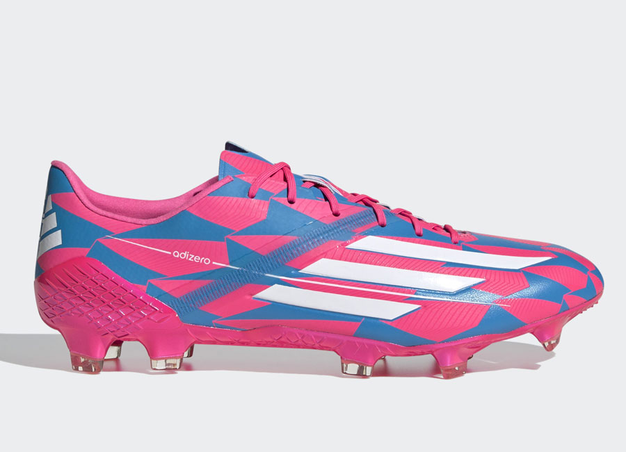 Adidas F50 Ghosted Adizero Hybridtouch FG - Solar Blue / Cloud White / Solar Pink #adidasfootball #footballboots