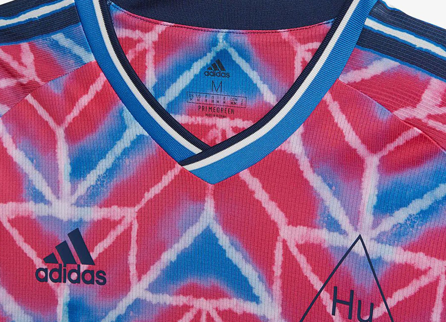 Adidas Human Race Jersey - Real Magenta / True Blue #adidasfootball #footballfashion