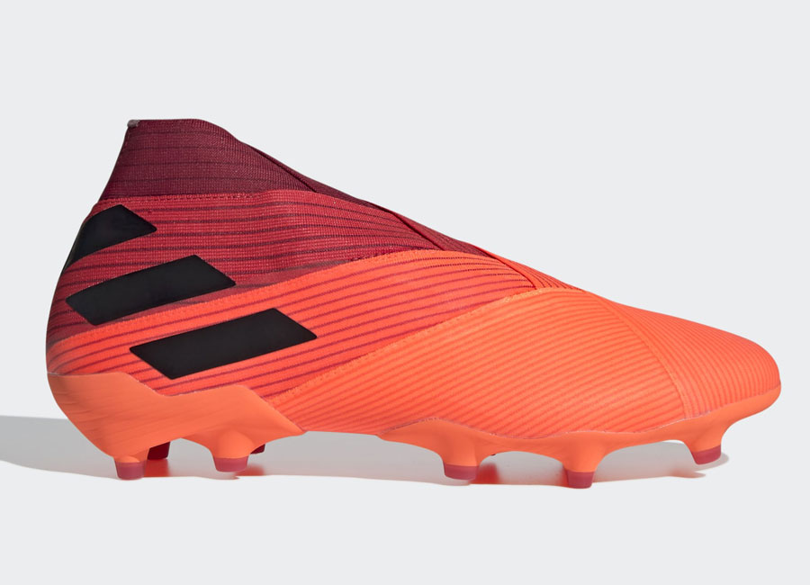 Adidas Nemeziz 19+ FG - Signal Coral / Core Black / Glory Red #footballboots #adidasfootball #adidasfutbol