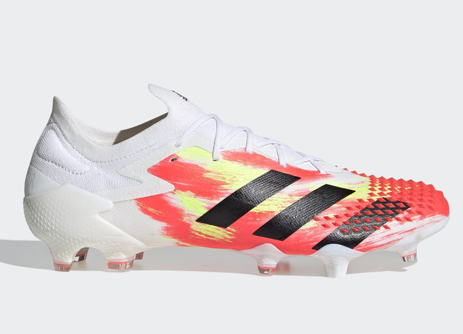 Adidas Predator Mutator 20.1 FG Uniforia - Cloud White / Core Black / Pop #footballboots #adidasfootball