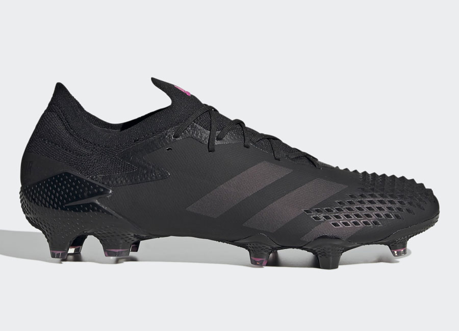 Adidas Predator Mutator 20.1 Low FG Dark Motion - Core Black / Core Black / Shock Pink #footballboots #adidasfootball #adidasfutbol