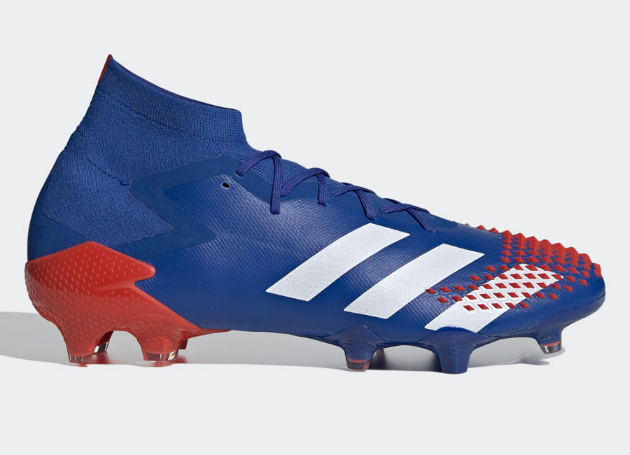 Adidas Predator Mutator 20.1 FG Tormentor - Team Royal Blue / Cloud White / Active Red #adidasfootball #footballboots