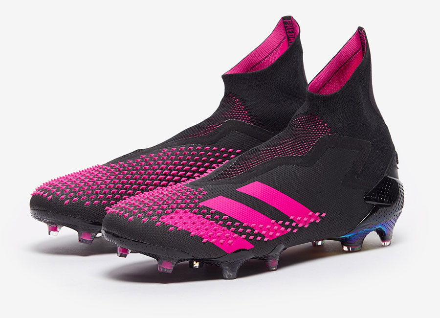 Adidas Predator Mutator 20+ FG - Core Black / Pink #adidasfootball #footballboots