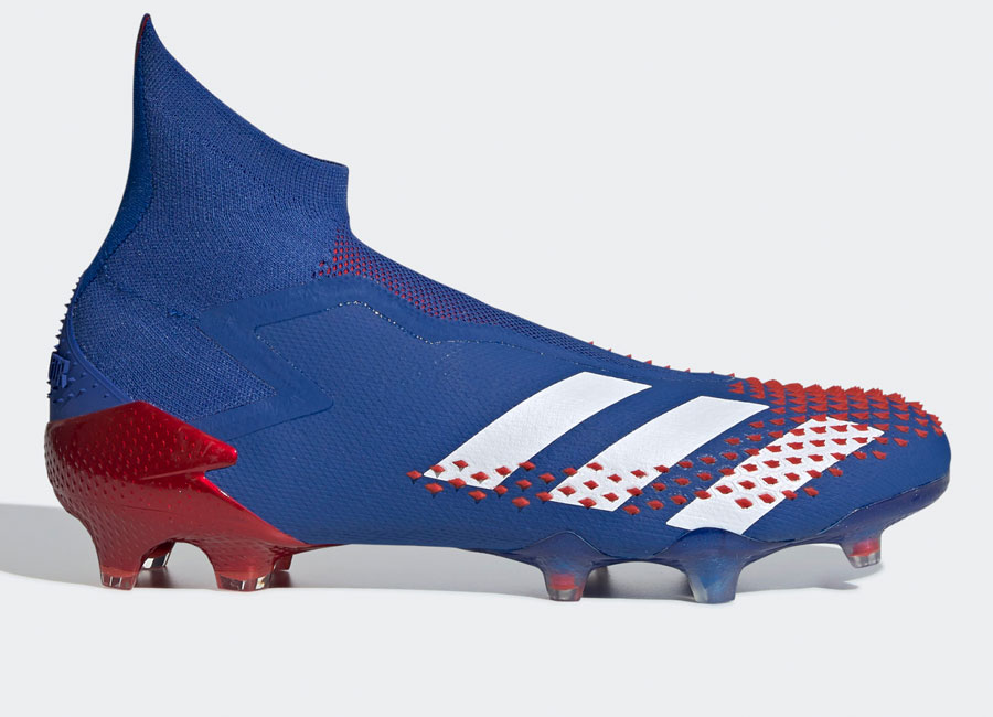 Adidas Predator Mutator 20+ FG Tormentor - Team Royal Blue / Cloud White / Active Red #adidasfootball #footballboots