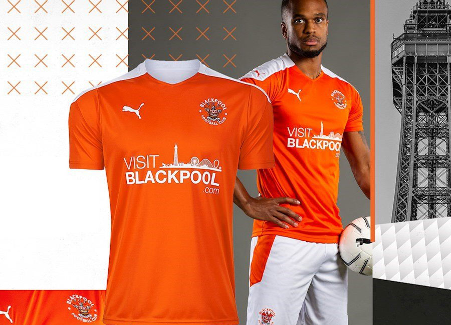Blackpool 2020-21 Puma Home Kit #BlackpoolFC #UTMP #Blackpool #pumafootball
