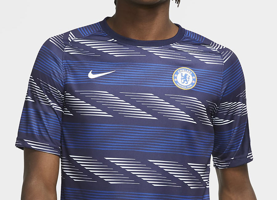 Chelsea Short-Sleeve Football Top - Cobalt Tint / Blackened Blue / White #chelsea #chelseafc #cfc #nikefootball