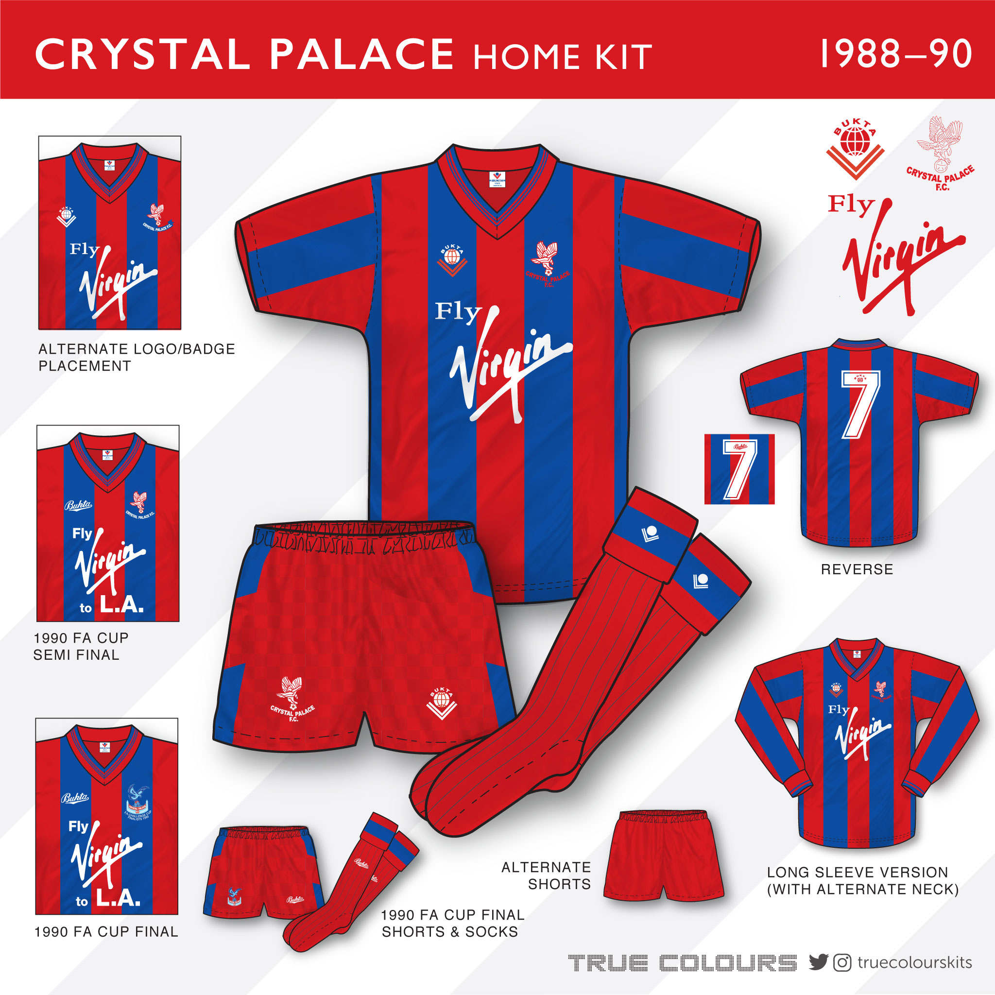 crystal palace 1988 90 home kit
