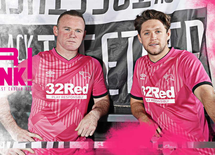 Derby County 2020-21 Umbro Third Kit #DerbyCounty #dcfc #WearItPink #umbro