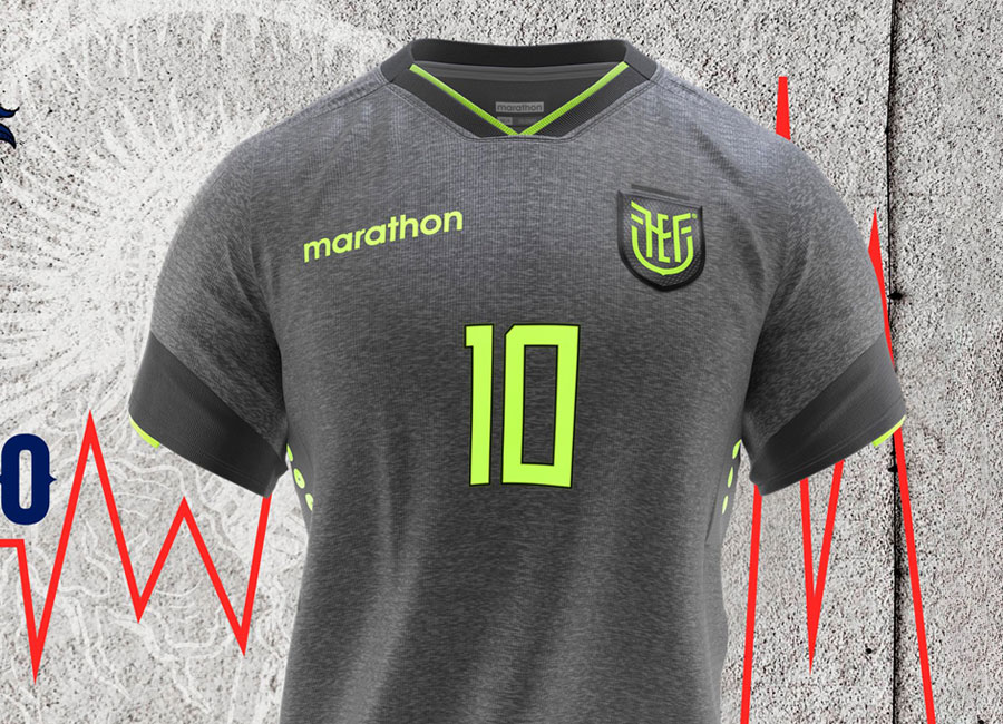 Ecuador 2020-21 Marathon Away Shirt #UnSoloLatir #FEFecuador