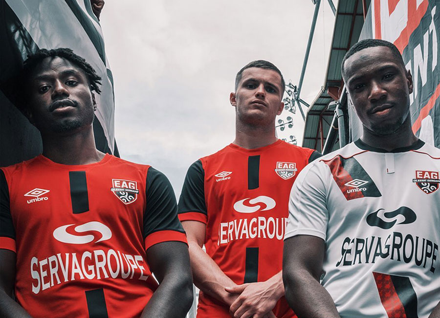 Guingamp 2020-21 Umbro Home & Away Kits #EnAvantGuingamp #Guingamp #WarRaok #TeamEAG #umbro
