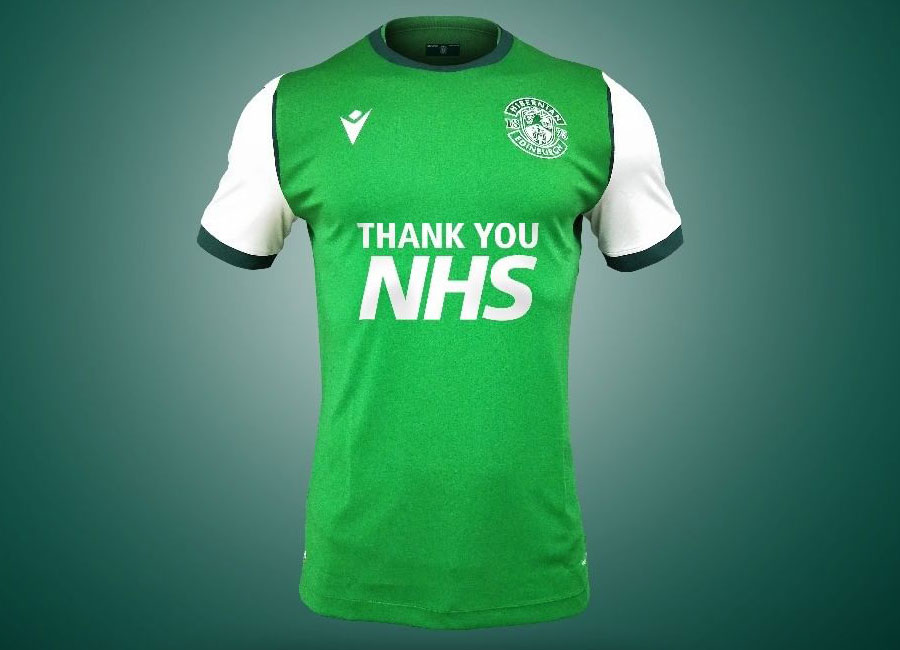 Hibernian 2020-21 Macron Home Shirt