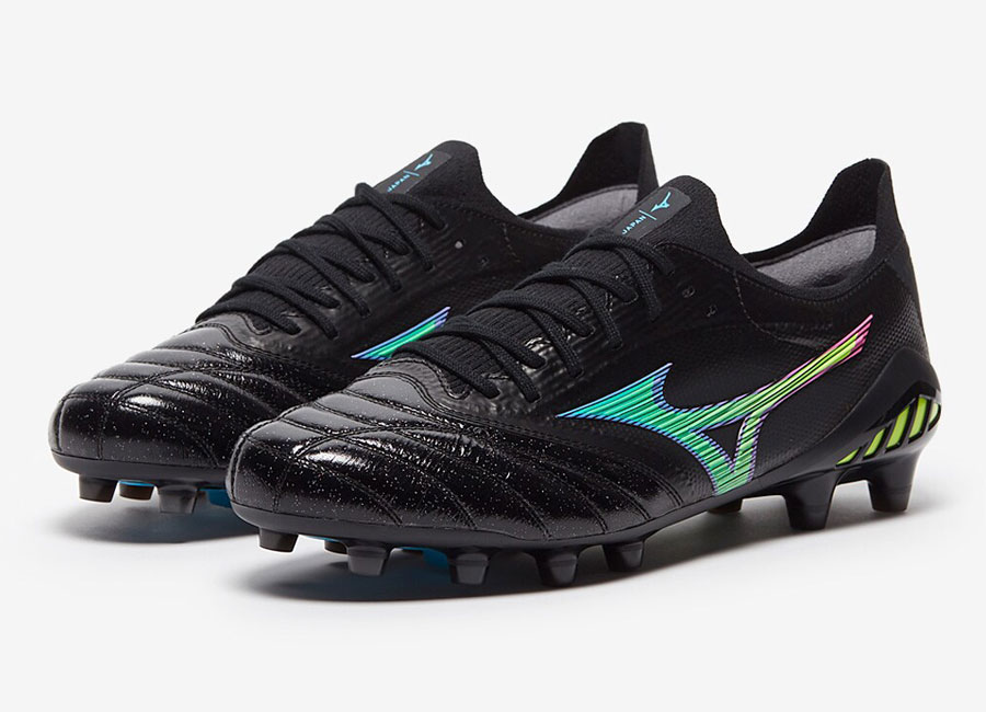 Mizuno Morelia Neo 3 ß Made In Japan FG - Black / Blue Atoll #Mizuno #Mizunofootball #footballboots