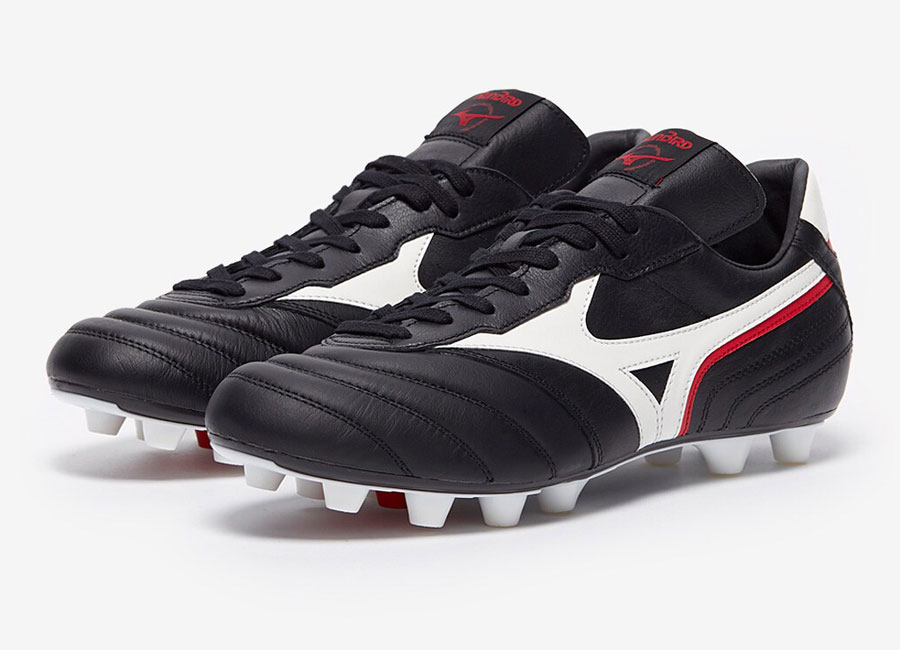 Mizuno Morelia Zero Made In Japan Limited Edition FG - Black / White / Chinese Red #footballboots #Mizunofootball