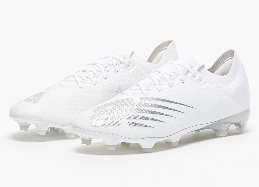 New Balance Furon V6 Limited Edition FG Twisted Silver - Triple White #footballboots #nbfootball