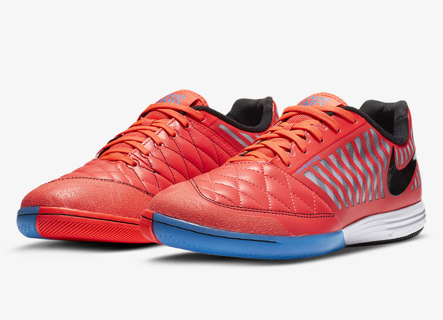 Nike Lunar Gato II IC - Bright Crimson / White / Photo Blue / Black #futsal #futsal