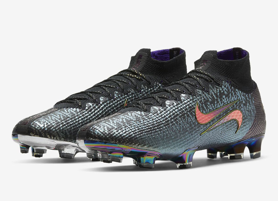 Nike Mercurial Mbappé Superfly 7 Chosen 2 Elite FG - Black / Fierce Purple / Metallic Silver / Flash Crimson #Mbappé #footballboots #nikefootball