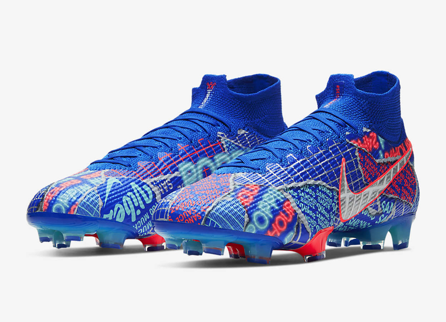 ike Mercurial Superfly 7 Elite SE11 Sancho FG - Racer Blue / Black / White #nikefootball #footballboots #nikefutbol