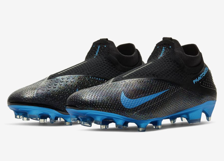 Nike Phantom Vision 2 Elite Dynamic Fit FG - Black / Anthracite / Laser Blue #nikefootball #footballboots