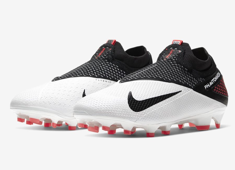 Nike Phantom Vision 2 Elite DF FG Player Inspired - White / Laser Crimson / Black #nikefootball #footballboots