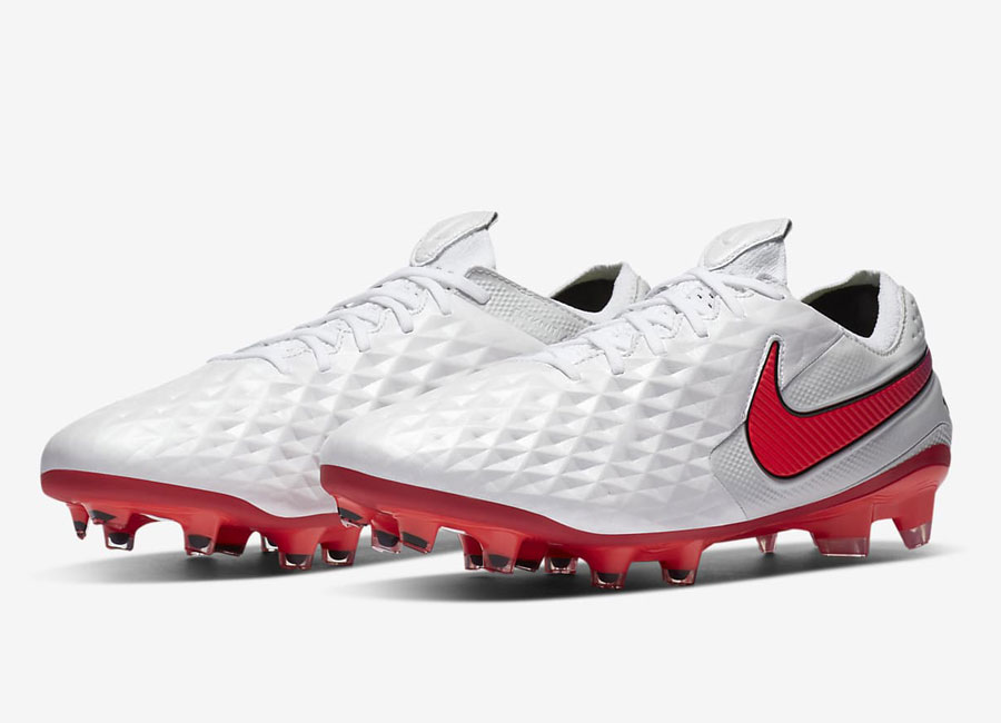 Nike Tiempo Legend 8 Elite FG Flash Crimson - White / Photon Dust / Flash Crimson