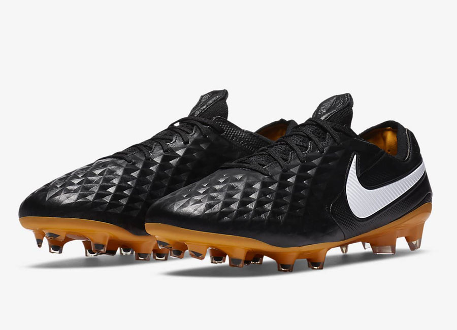 Nike Tiempo Legend 8 Elite Tech Craft FG - Black / Pro Gold / Metallic Gold / White