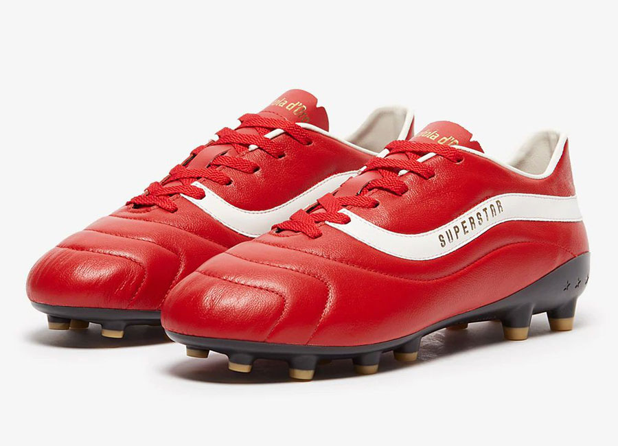 Pantofola d'Oro Superstar 2000 FG - Red / White #footballboots #PantofoladOro