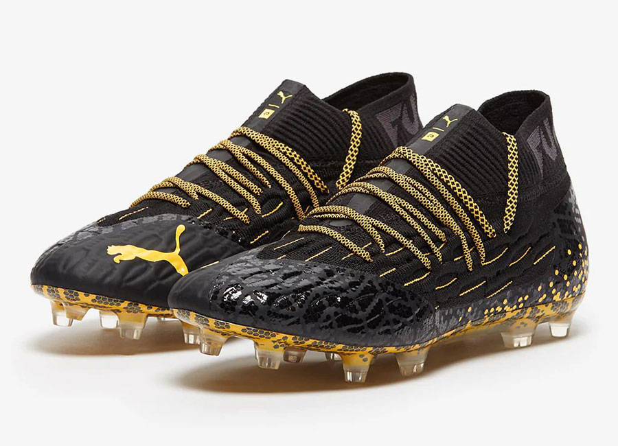 Puma Future 5.1 Netfit FG/AG City Pack - Puma Black / Orange Alert #footballboots #pumafootball #manchester