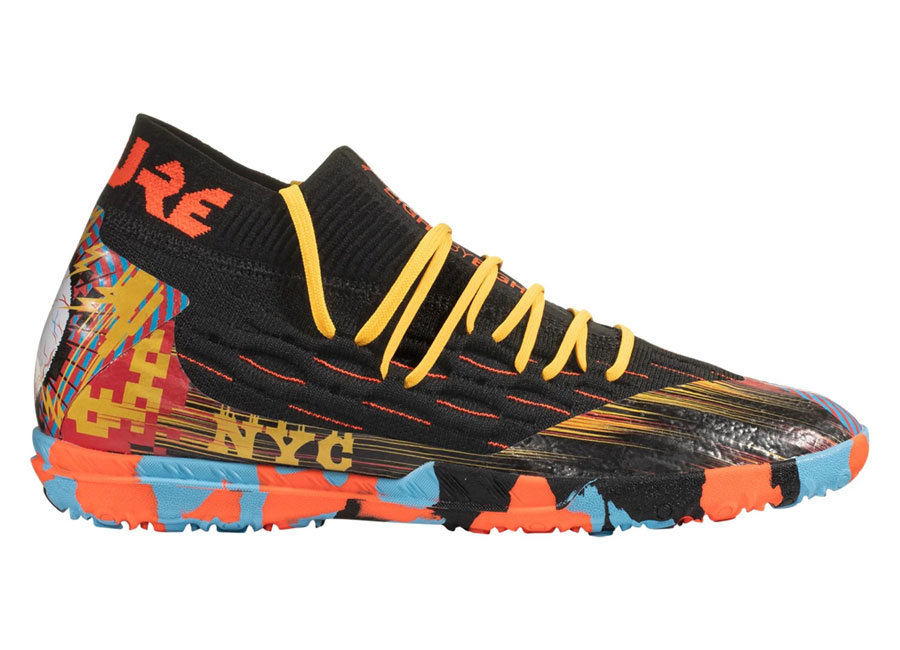 Puma Future 5.1 NYC City Pack TT - Black / Luminous Blue / Ultra Yellow / Nrgy Red #pumafootball #footballboots