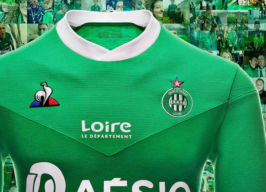 Saint-&Eacute;tienne 2020-21 Le Coq Sportif Home Shirt #saintetienne #asse #assaintetienne