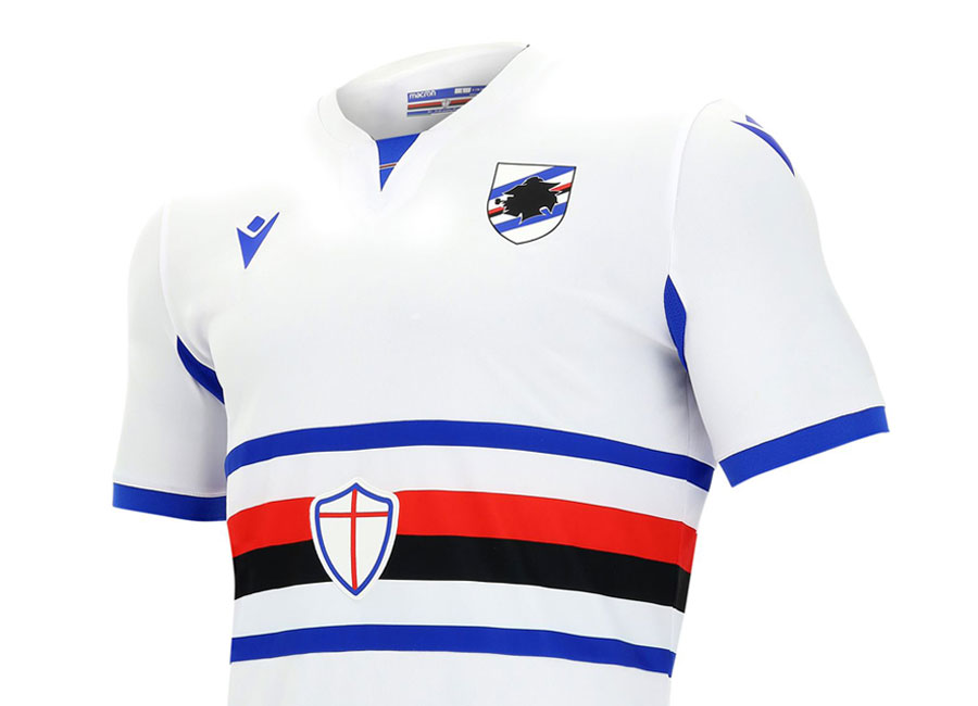 Sampdoria 2020-21 Macron Away Shirt #Sampdoria #UCSampdoria #macronsports