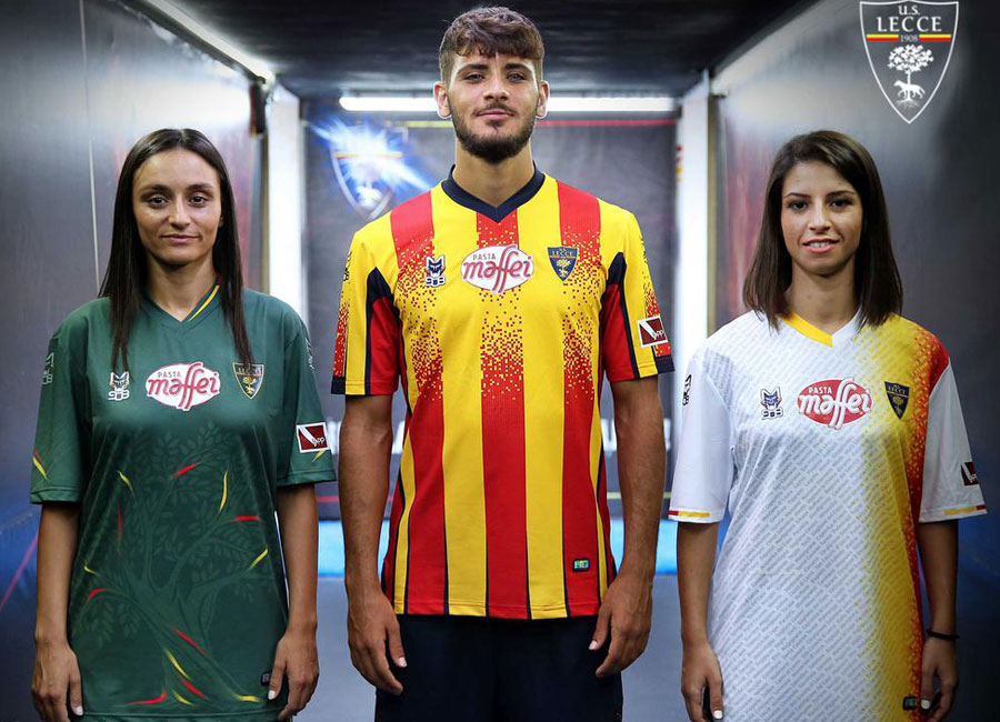 US Lecce 2020-21 Home, Away and Third Kits #USLecce #avantilecce #lecce