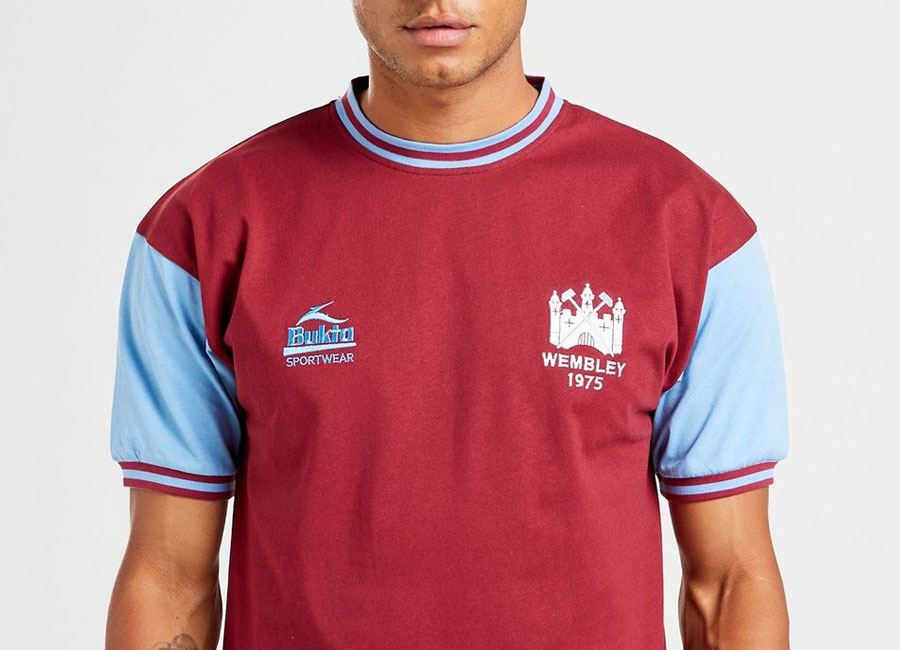 West Ham United 1975 FA Cup Bukta Retro Shirt #whufc #WestHamUnited #admiralretro #wornbychampions