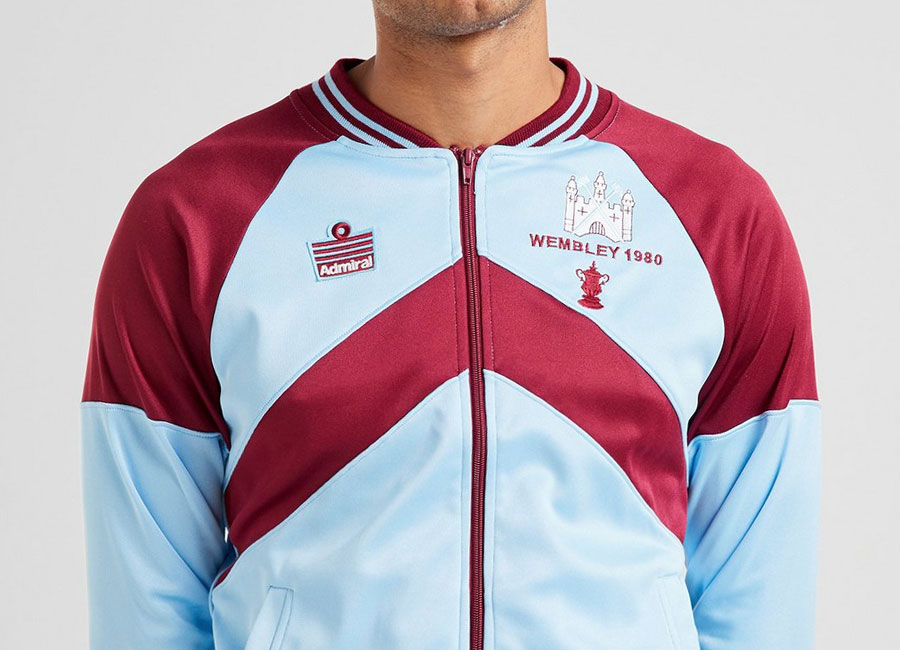 West Ham United FA Cup 1980 Admiral Retro Track Jacket #whufc #WestHamUnited #admiralretro #wornbychampions