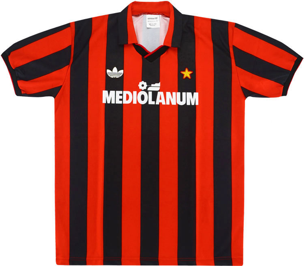 AC Milan 1990-91 Home Shirt #Acmilan #forzamilan #adidasfootball #shirtcollector