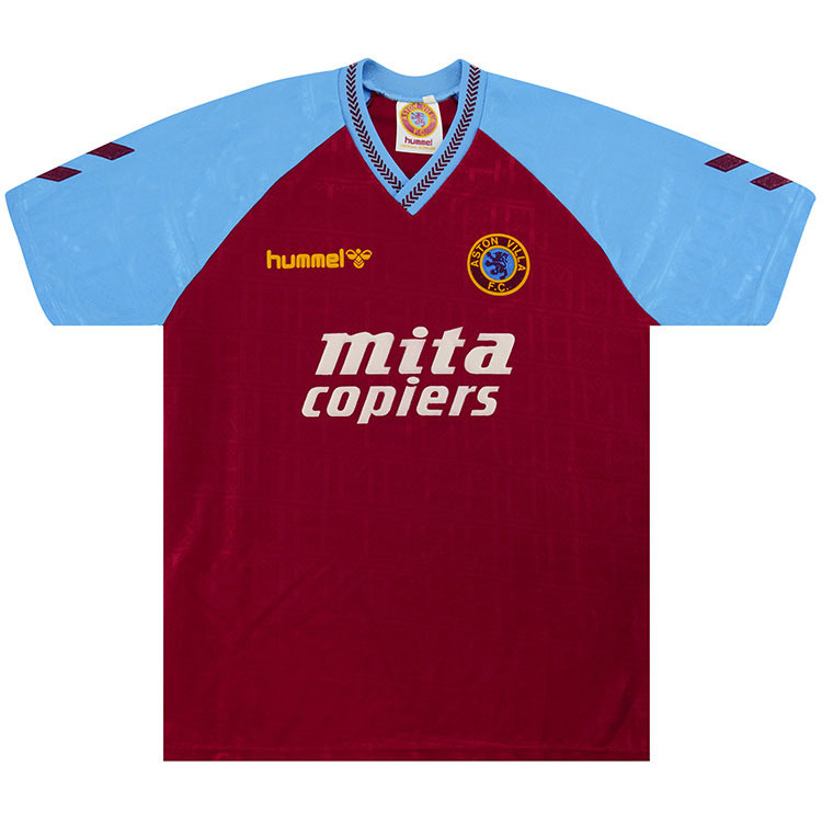 Aston Villa 1989-90 Home Shirt #AstonVilla #avfc #AstonVillafc #shirtcollector