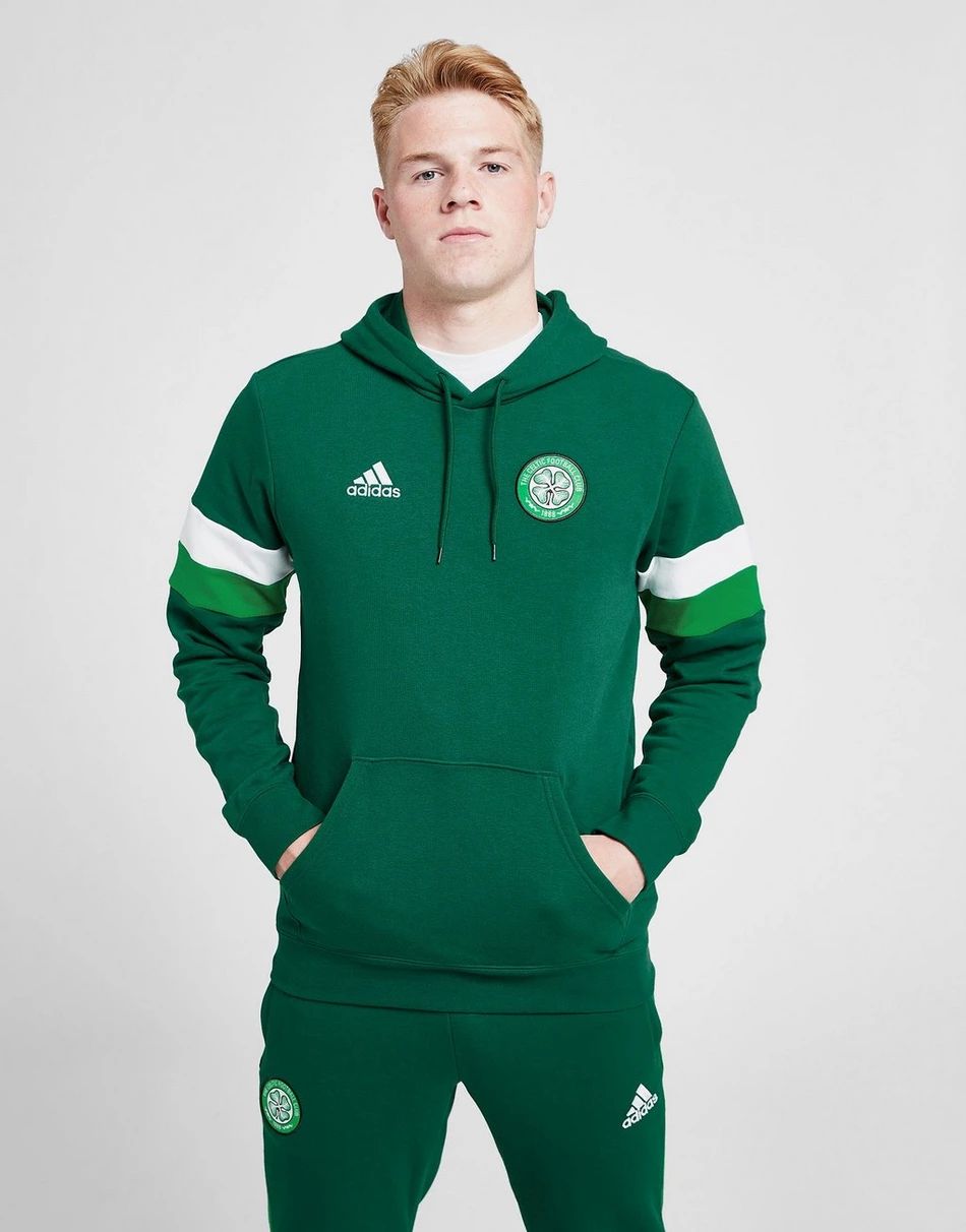 Celtic FC 21/22 DNA Hoodie - Team Dark Green