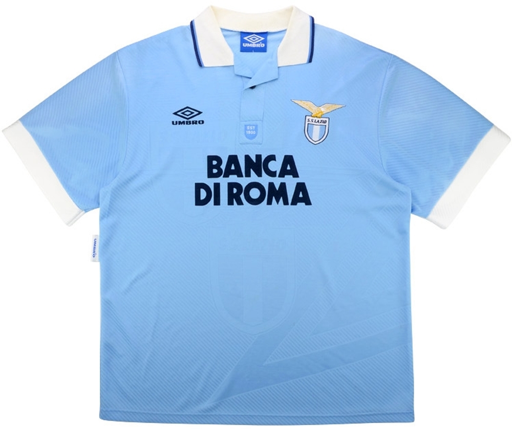Lazio 1993-95 Home Shirt #sslazio #lazio #umbro #shirtcollector