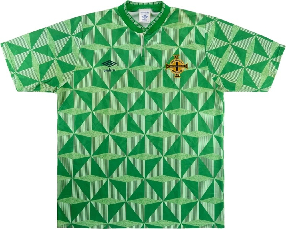 Northern Ireland 1990-92 Home Shirt #NorthernIreland #shirtcollector