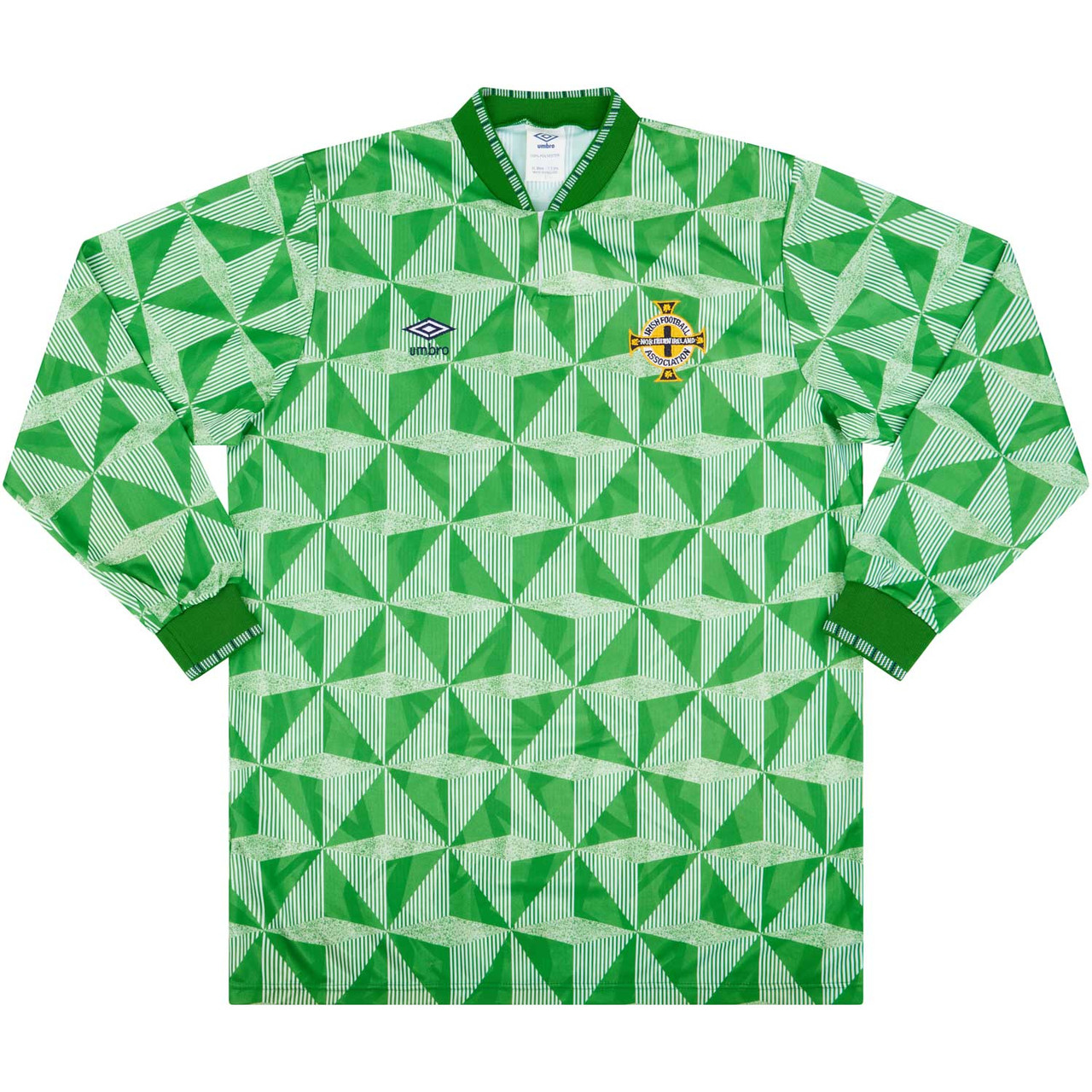Northern Ireland 1990 Match Issue Home Shirt #matchworn #NorthernIreland #shirtcollector